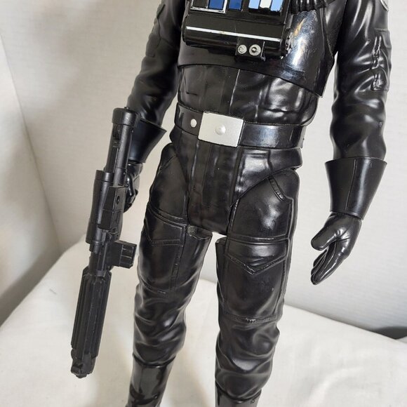 Star Wars Jakks Pacific 18" Inch Big Figs Imperial Tie Fighter Pilot Figure gun - Picture 3 of 12